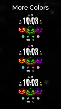 TVV Halloween 5 Watch Face screenshot 2