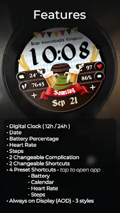 TVV Oktoberfest Watch Face screenshot 2