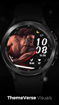 TVV Samurai Digital Watch Face screenshot 1