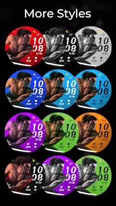 TVV Samurai Digital Watch Face screenshot 3