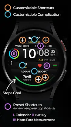 TVV Sport 4 Digital Watch Face screenshot 4