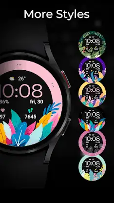 TVV Tropical Summer Watch Face screenshot 2