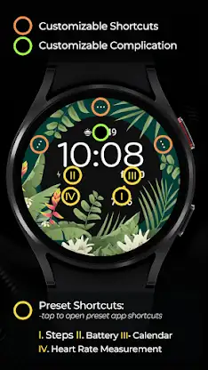 TVV Tropical Summer Watch Face screenshot 3