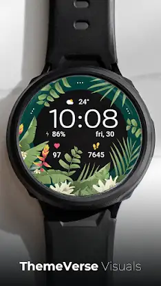 TVV Tropical Summer Watch Face screenshot 1