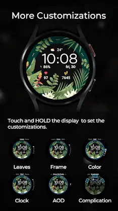 TVV Tropical Summer Watch Face screenshot 5