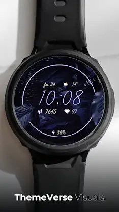 TVV Tropical Neon Watch Face screenshot 1