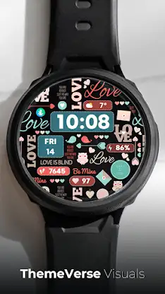 TVV Valentine's Day Watch Face screenshot 1