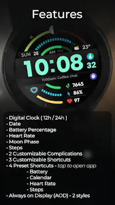 TVV Workout Watch Face screenshot 3
