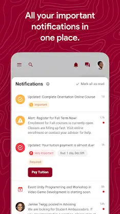 MyChaffey screenshot 2