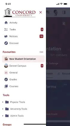 MyConcordU screenshot 2