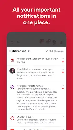 myGVU screenshot 2