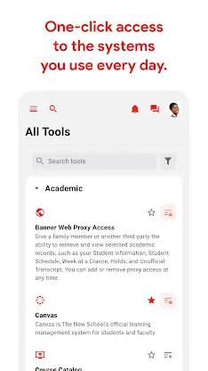 The New School Mobile screenshot 4