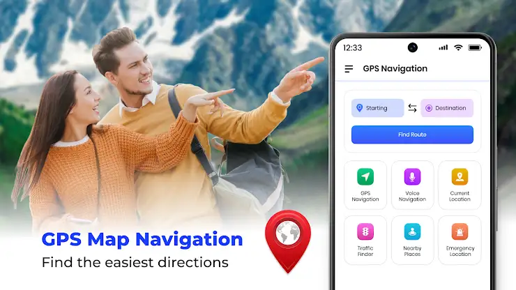 GPS Route Finder - Map Locator screenshot 1