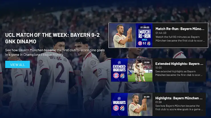 UEFA.tv screenshot 3