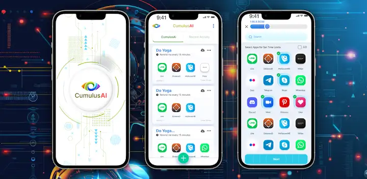 CumulusAI: Healthy Screen Time — Android app banner