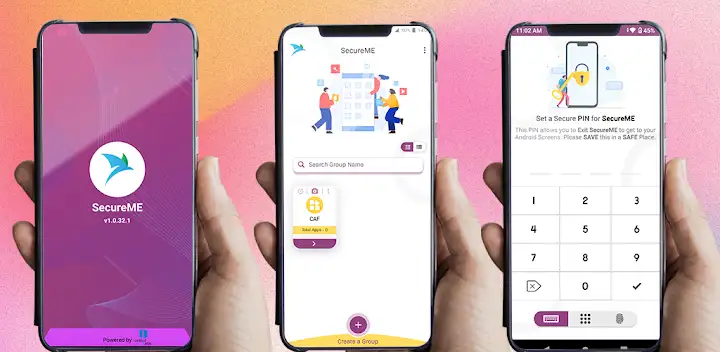 SecureME – Launcher, Lock — Android app banner