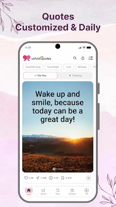 unfoldQuotes screenshot 3