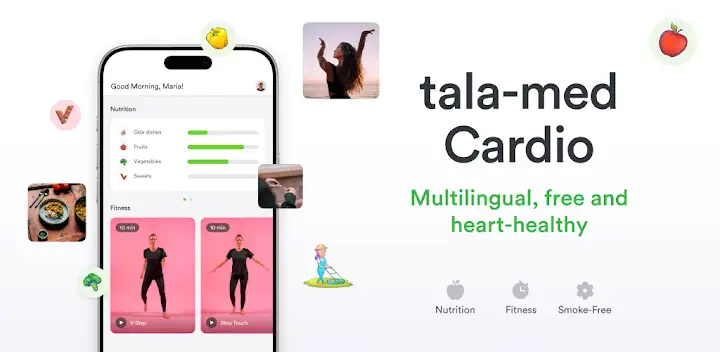 tala-med Cardio — Android app banner