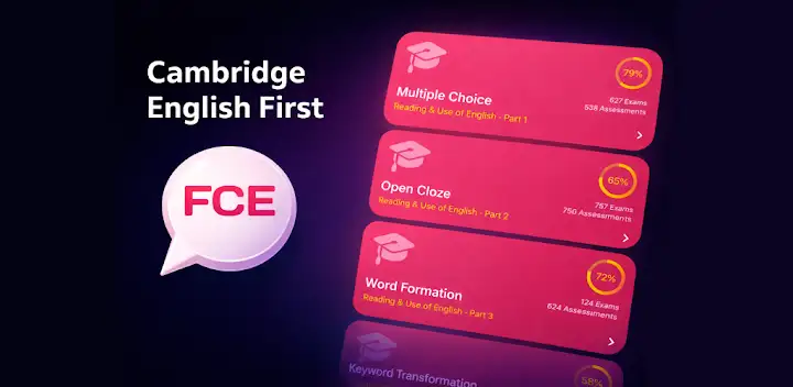 English B2 Tests (FCE) — Android app banner
