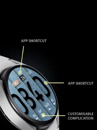 UsA Denim Watch Face - USA124 screenshot 4