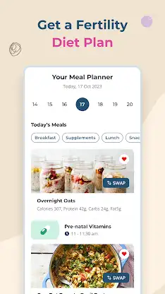 Uvi: Fertility Diet, Yoga Plan screenshot 4