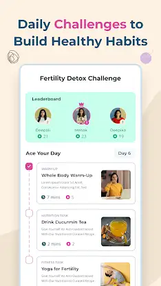 Uvi: Fertility Diet, Yoga Plan screenshot 7