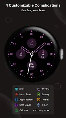 24 Hour Watch Face Era Classic screenshot 2