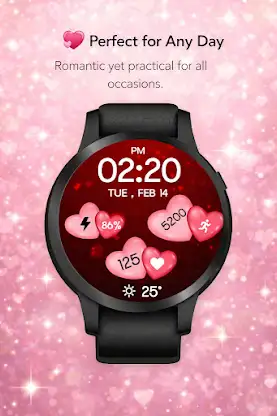 Animated Valentine WatchFace screenshot 6