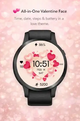 Valentine Digital Animated WF screenshot 2