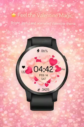 Valentine Digital Animated WF screenshot 8