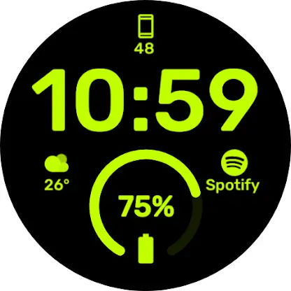 Big Time - Wear OS Watchface screenshot 8