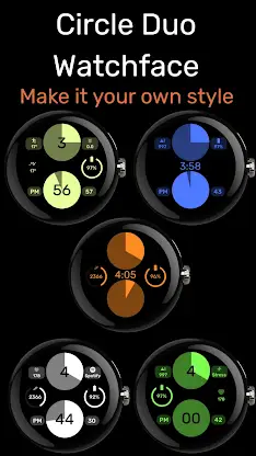 Circle Duo - WearOS Watchface screenshot 2