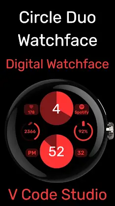 Circle Duo - WearOS Watchface screenshot 1