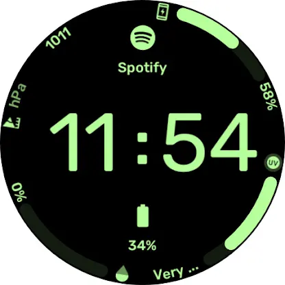Digital Arc - Watchface screenshot 1