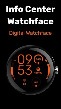 Infocenter -  WearOS Watchface screenshot 1