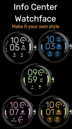 Infocenter -  WearOS Watchface screenshot 2