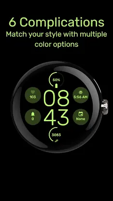 Minimal Grid Digital Watchface screenshot 4