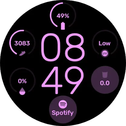 Minimal Grid Digital Watchface screenshot 7