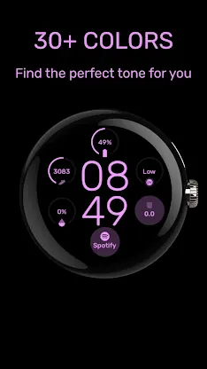 Minimal Grid Digital Watchface screenshot 3