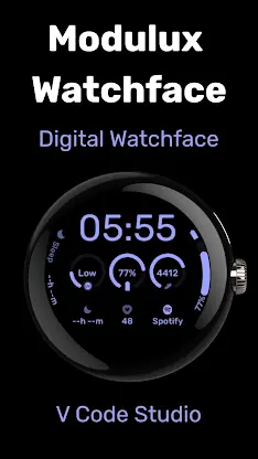 Modulux - WearOS Watchface screenshot 1