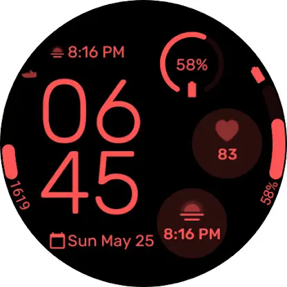 Polar - Wear OS Watchface screenshot 1