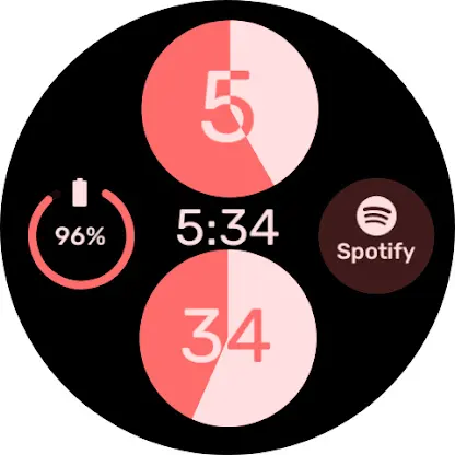 Simple Circle - Watchface screenshot 1