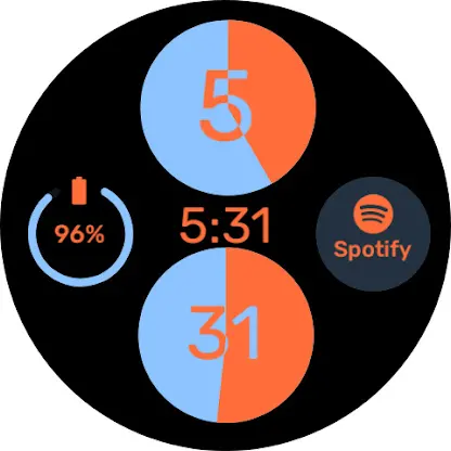 Simple Circle - Watchface screenshot 5