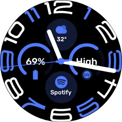 Stretched time -  Watchface screenshot 7