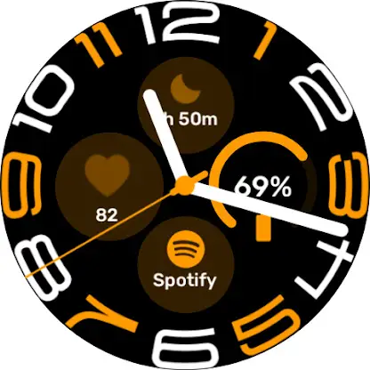 Stretched time -  Watchface screenshot 8