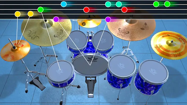 Real Drum 3D - Music Game screenshot 1