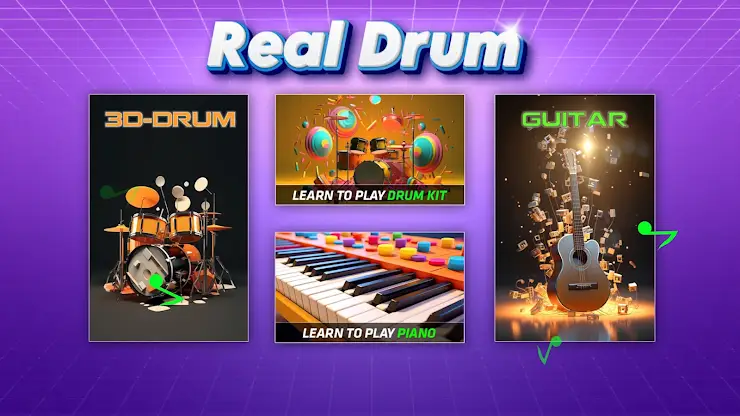 Real Drum 3D - Music Game screenshot 3