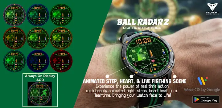 Ball Radar Z Watch Face — Android app banner