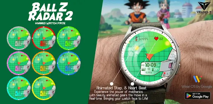 Ball Z Radar 2 Watch Face — Android app banner