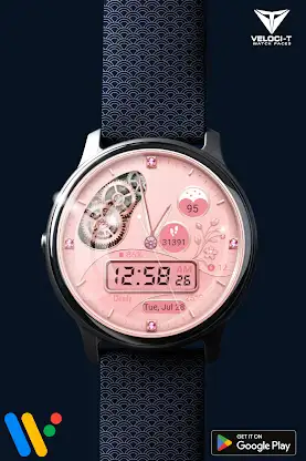 Classy Pink 02 Watch Face screenshot 3